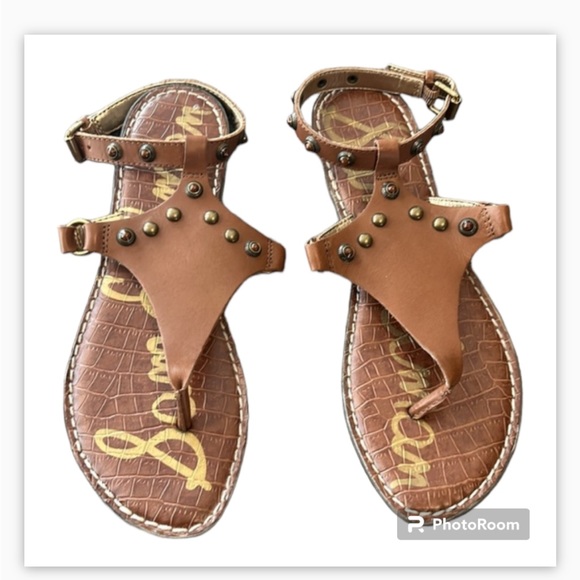 Sam Edelman Shoes - Sam Edelman Brown Studded Boho Galena Sandals size 8